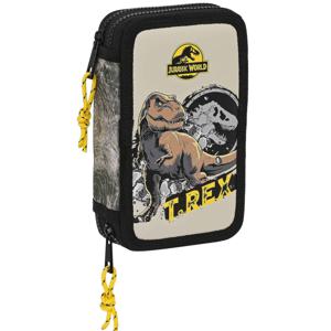 Jurassic World Gevuld Etui, Warning - 28 st. - 19,5 x 12,5 x 4 cm - Polyester