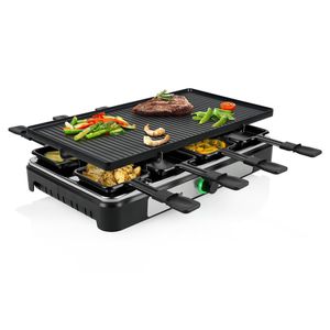 Tristar RA-2748 raclette 8 persoon/personen 1400 W Zwart