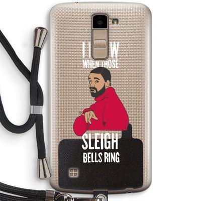 Sleigh Bells Ring: LG K10 (2016) Transparant Hoesje met koord