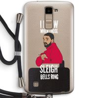 Sleigh Bells Ring: LG K10 (2016) Transparant Hoesje met koord