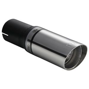 Ulter Sport Uitlaatsierstuk - Rond 60mm Schuin - Lengte 140mm - Montage ->50mm - RVS USN105