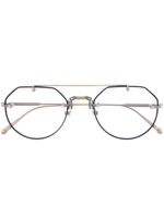 Matsuda lunettes de vue à monture pilote - Or