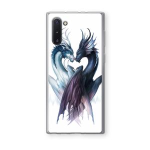 Yin Yang Dragons: Samsung Galaxy Note 10 Transparant Hoesje