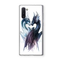 Yin Yang Dragons: Samsung Galaxy Note 10 Transparant Hoesje