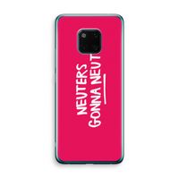 Neuters (roze): Huawei Mate 20 Pro Transparant Hoesje
