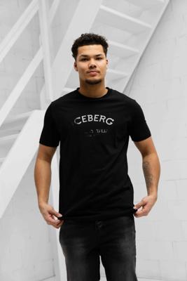 Iceberg 5D F02N Jersey T-Shirt Heren Zwart - Maat S - Kleur: Zwart | Soccerfanshop