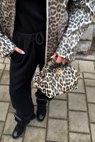 Ganni crossbody Bou Bag Small A6494 leopard