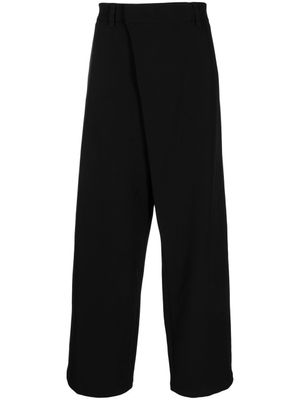 SONGZIO pantalon ample à design asymétrique - Noir