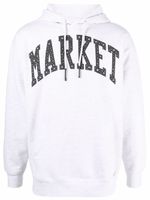 MARKET hoodie à lien de resserrage - Gris - thumbnail