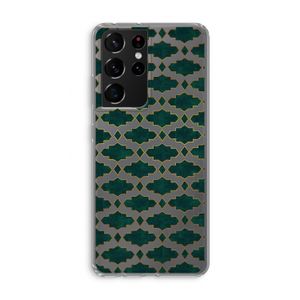 Moroccan tiles: Samsung Galaxy S21 Ultra Transparant Hoesje