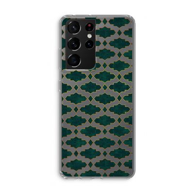Moroccan tiles: Samsung Galaxy S21 Ultra Transparant Hoesje