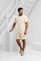 Off The Pitch Crochet Boulevard Zomerset Heren Gebroken Wit - Maat XS - Kleur: Wit | Soccerfanshop