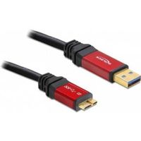 Delock 82763 Kabel USB 3.2 Gen 1 Type-A male > USB 3.2 Gen 1 Type Micro-B male 5 m Premium - thumbnail