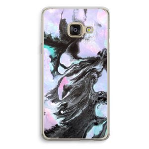 Pastel zwart: Samsung A3 (2017) Transparant Hoesje