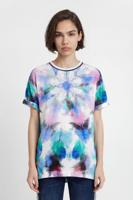 Blouse met vervaagde tie-dye - BLUE - M