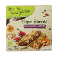 Super repen amandel vijg amarant glutenvrij bio 75 Gram