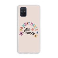 Happy days: Galaxy A71 Transparant Hoesje