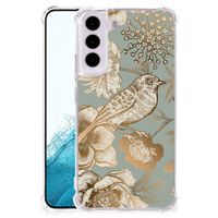 Case voor Samsung Galaxy S22 Vintage Bird Flowers - thumbnail