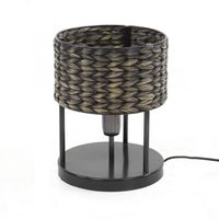 Hoyz Collection - Tafellamp 1L Tower Waterhyacint - Zwart Nikkel - thumbnail