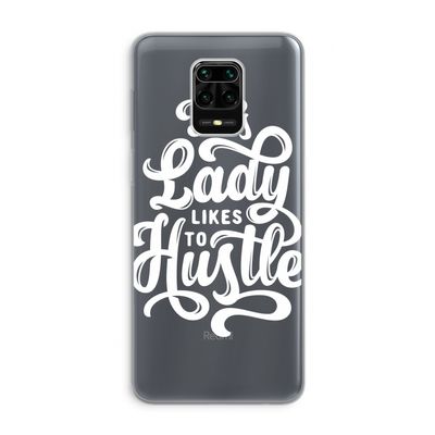 Hustle Lady: Xiaomi Redmi Note 9 Pro Transparant Hoesje