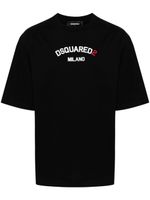 DSQUARED2 t-shirt en coton à logo imprimé - Noir - thumbnail