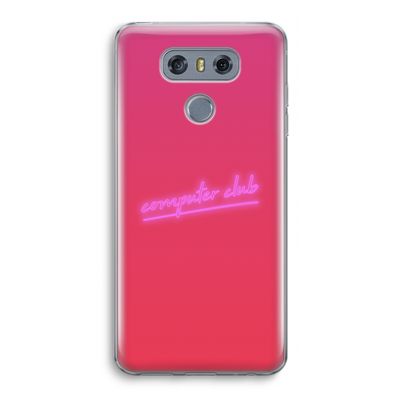 Vice Glow: LG G6 Transparant Hoesje