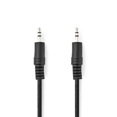 Nedis Stereo-Audiokabel | 3,5 mm Male | 3,5 mm Male | Vernikkeld | 1.50 m | Rond | Zwart | Label - CAGL22000BK15