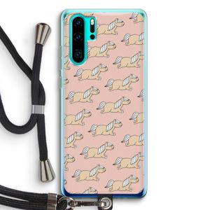 Ponys: Huawei P30 Pro Transparant Hoesje met koord