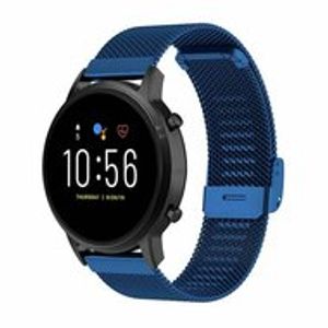 Garmin Vivoactive 4 / 4L - Milanese bandje met klemsluiting - Donkerblauw