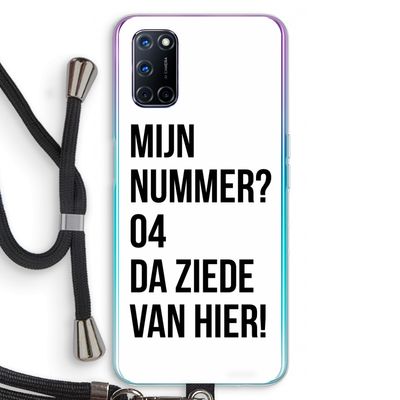 Da ziede van hier: Oppo A72 Transparant Hoesje met koord