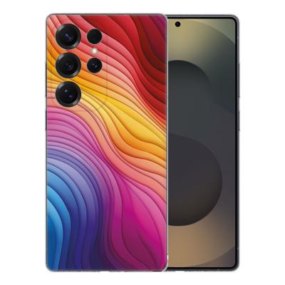TPU Hoesje Samsung Galaxy S25 Ultra - Regenboog Backcover TPU Hoesje Samsung Galaxy S25 Ultra - Regenboog Backcover