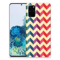Samsung Galaxy S20 Plus | TPU bumper | Zigzag Multi Color