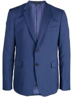 Paul Smith blazer en laine à simple boutonnage - Bleu