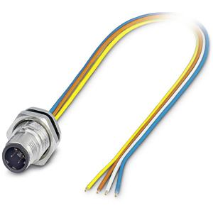 Phoenix Contact 1551532 Sensor/actuator inbouwconnector M12 Aantal polen (sensoren): 4 Stekker, inbouw 0.50 m 1 stuk(s)