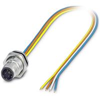 Phoenix Contact 1551532 Sensor/actuator inbouwconnector M12 Aantal polen (sensoren): 4 Stekker, inbouw 0.50 m 1 stuk(s) - thumbnail