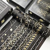 10 stks bronzing creatieve washi tape 3 meter voor dagboek bullet album junk journals planners kalenders notebook miniinthebox
