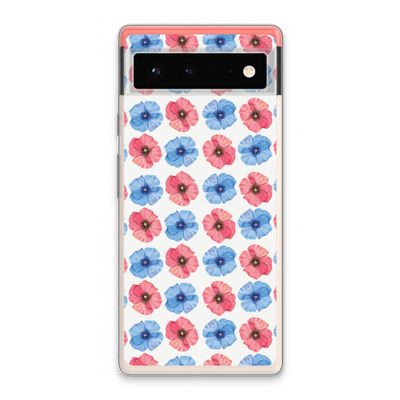 Klaproosjes: Google Pixel 6 Transparant Hoesje