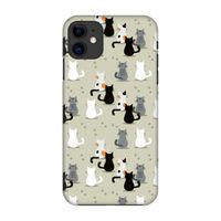 Katten: Volledig geprint iPhone 11 Hoesje