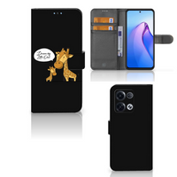 OPPO Reno8 Pro Leuk Hoesje Giraffe