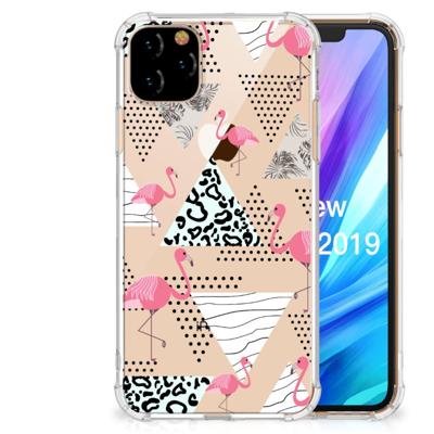 Apple iPhone 11 Pro Max Case Anti-shock Flamingo Triangle Apple iPhone 11 Pro Max Case Anti-shock Flamingo Triangle