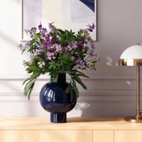 Handgebonden kunstboeket Violet Vienna 85cm