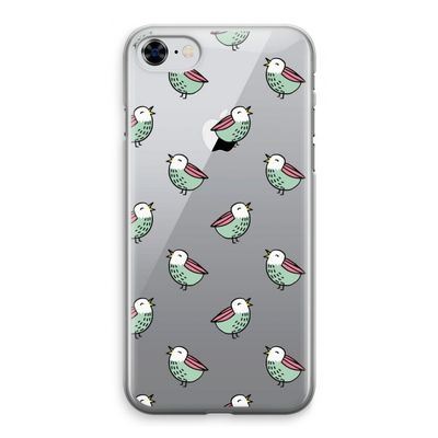 Vogeltjes: iPhone 8 Transparant Hoesje