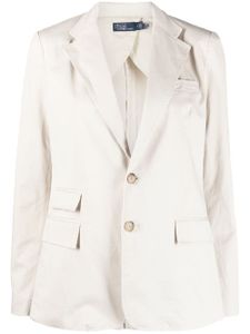 Polo Ralph Lauren blazer à simple boutonnage - Blanc