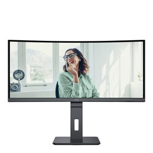 AOC CU34P3CV computer monitor 86,4 cm (34") 3440 x 1440 Pixels UltraWide Quad HD LED Zwart