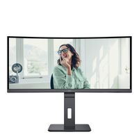 AOC Pro-Line CU34P3CV LED-monitor Energielabel G (A - G) 86.4 cm (34 inch) 3440 x 1440 Pixel 21:9 4 ms HDMI, DisplayPort, Hoofdtelefoonaansluiting, USB 3.2 Gen - thumbnail