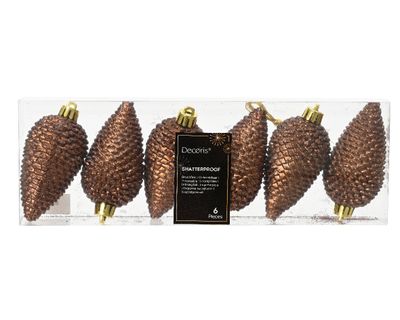 denappel kunststof d4h8c esprss 6st kerst - Decoris