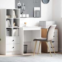 Bureau Wit 60 x 50 x 76 cm Bewerkt hout