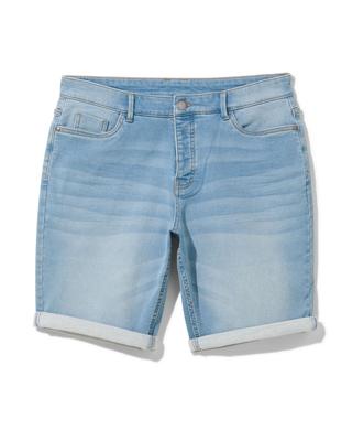 HEMA Heren short jogdenim lichtblauw (lichtblauw)