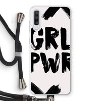 Girl Power #2: Samsung Galaxy A70 Transparant Hoesje met koord
