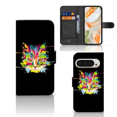 Google Pixel 9 | 9 Pro Leuk Hoesje Cat Color